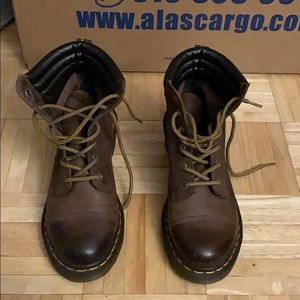 Dr Martens brown boots
